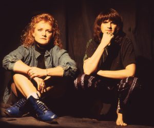 Emily Saliers and Amy Ray c. 1990. Photo by Michael Lavine.﻿