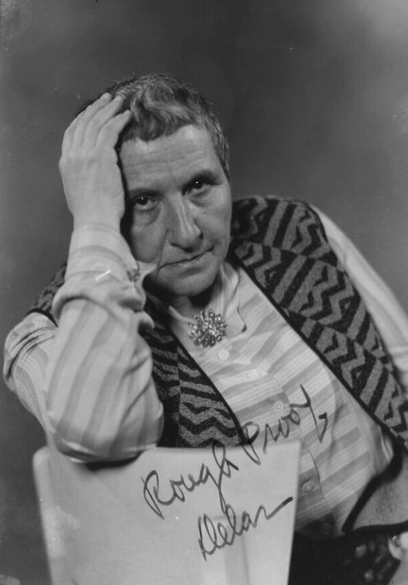 Gertrude Stein, photographed by Gilbert Harrison.