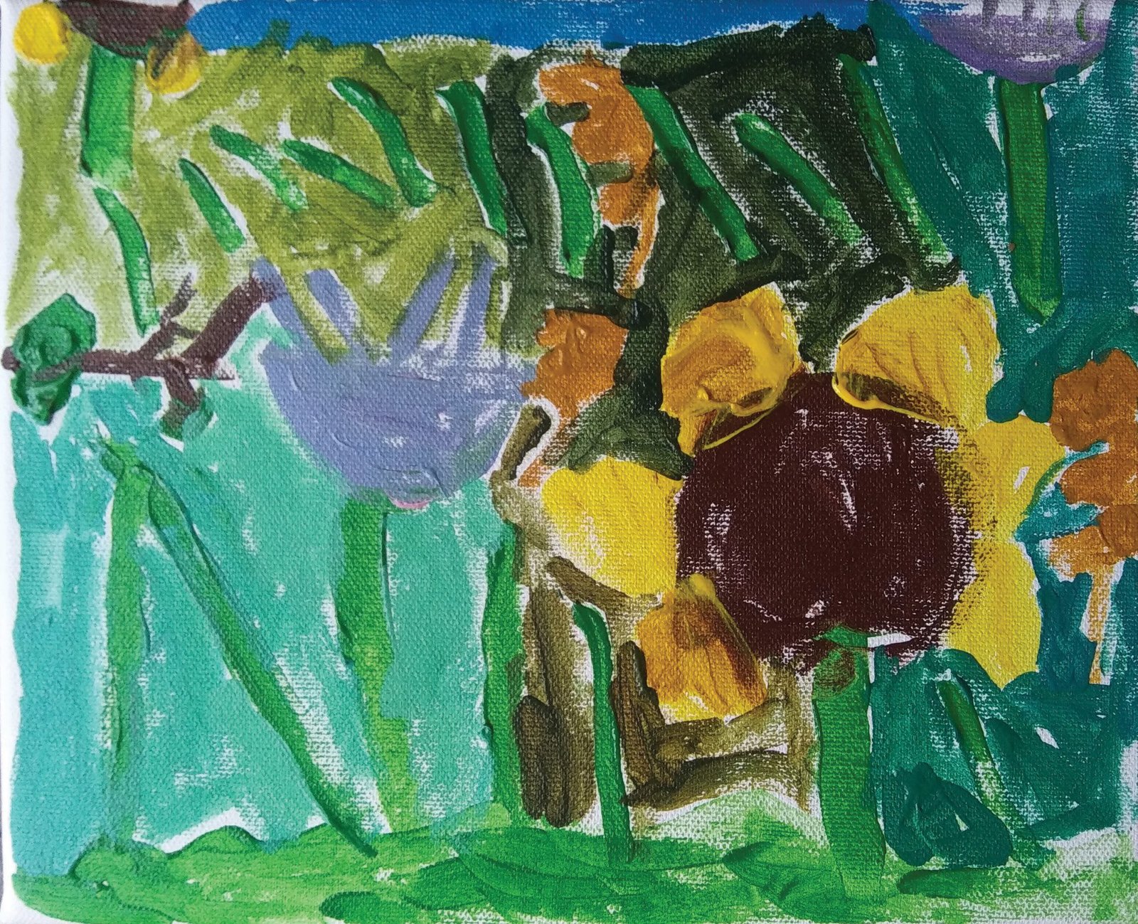 Prairie, from life, by my niece.